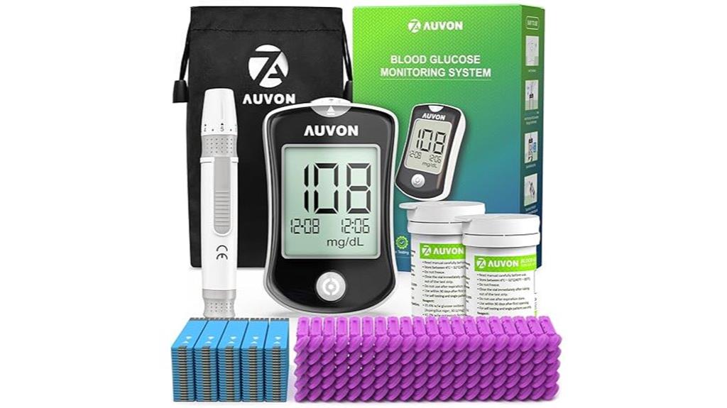 auvon blood glucose monitor