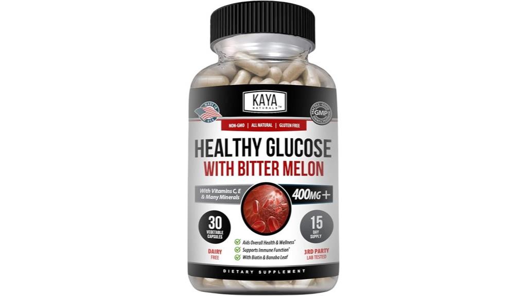 kaya naturals gluco health supplement