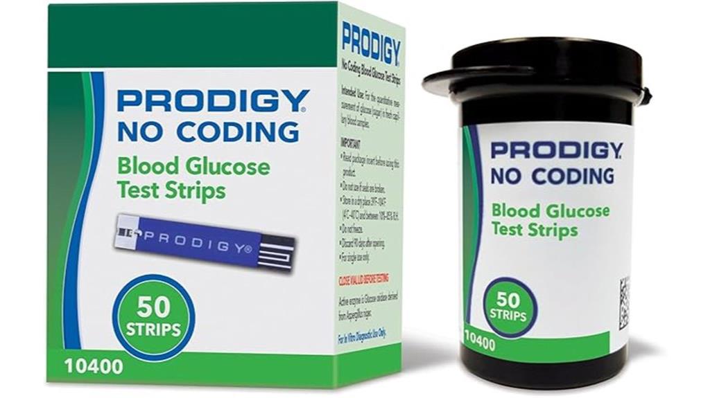 no coding glucose test strips